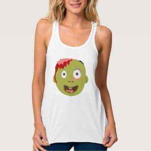Zombie face expressies tanktop