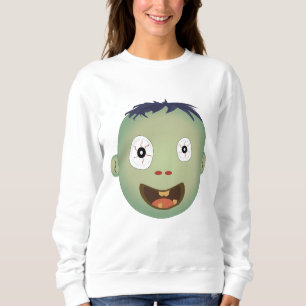 Zombie face expressies trui