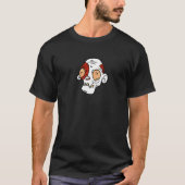 Zombie Face Halloween Cute Graphic T-shirt (Voorkant)