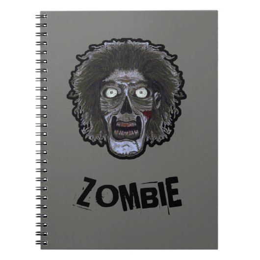 ZOMBIE Face Notitieboek (Voorkant)