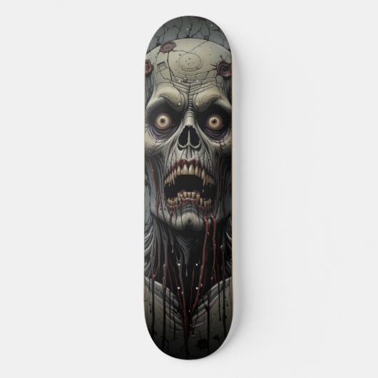 Zombie Face Persoonlijk Skateboard (Voorkant)
