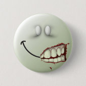Zombie Face Ronde Button 5,7 Cm (Voorkant)