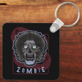 Zombie Face Sleutelhanger (Achterkant)
