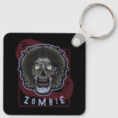 Zombie Face Sleutelhanger (Achterkant)