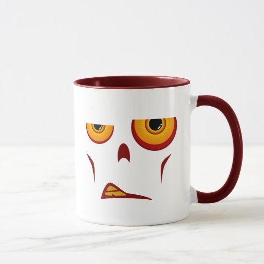 Zombie Face - Snarl Mok (Rechts)