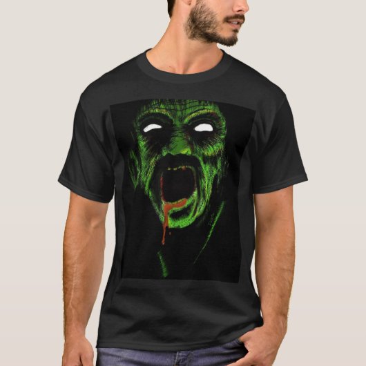 Zombie Face T-shirt (Voorkant)