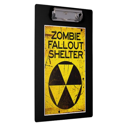 Zombie Fallout Shelter Walking Clipboard Klembord (Rechts)