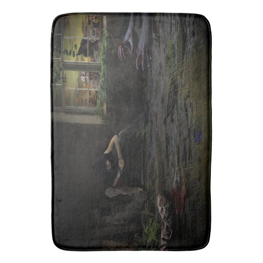 Zombie Fantasy Badmat (Voorkant Verticaal)
