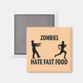 Zombie Fast Food Magneet (Voorkant / Achterkant)