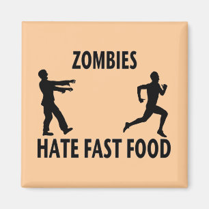 Zombie Fast Food Magneet