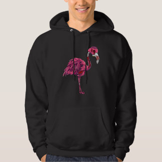 Zombie Flamingo Griezelige Enge Halloween Kostuum Hoodie