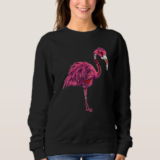 Zombie Flamingo Griezelige Enge Halloween Kostuum Trui