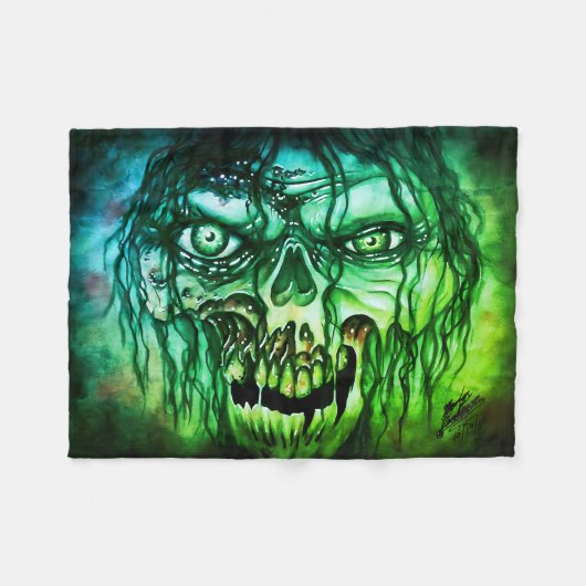 Zombie Fleece Deken (Voorkant (Horizontaal))