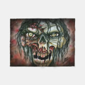 Zombie Fleece Deken (Voorkant (Horizontaal))