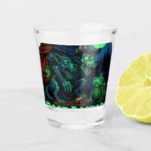 Zombie Flow: Neon Dode Hip Hop Kussen Shot Glas