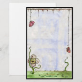 Zombie Flower Briefpapier (Voorkant / Achterkant)