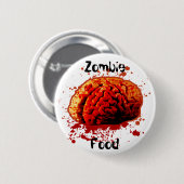 Zombie Food Ronde Button 5,7 Cm (Voorkant /achterkant)