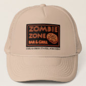 Zombie Food, zo vers dat hij nog steeds Halloween  Trucker Pet (Voorkant)