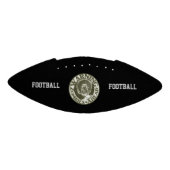 Zombie-Football - Groen en grijs op zwart American Football (Paneel)