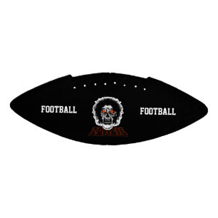 Zombie-Football - Zwart-wit rood American Football