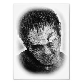 zombie-fotoprint foto afdruk