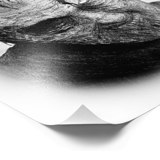 zombie-fotoprint foto afdruk (Hoek)