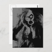 Zombie Freak Briefkaart (Voorkant / Achterkant)