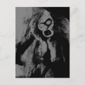 Zombie Freak Briefkaart (Voorkant)