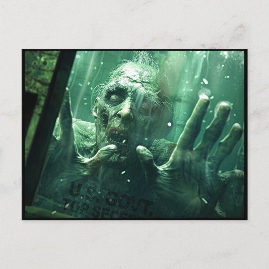 Zombie Fred Briefkaart (Voorkant)