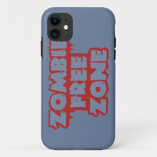 Zombie Free Zone aangepaste iPhone case-mate 11 Hoesje