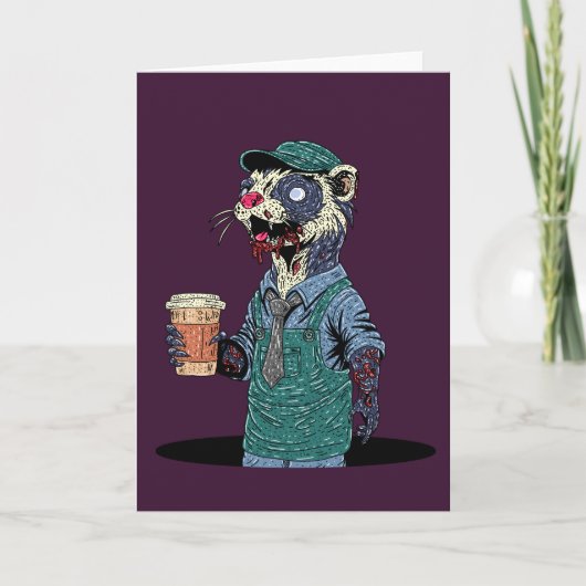 Zombie Fret Barista Kaart (Voorkant)