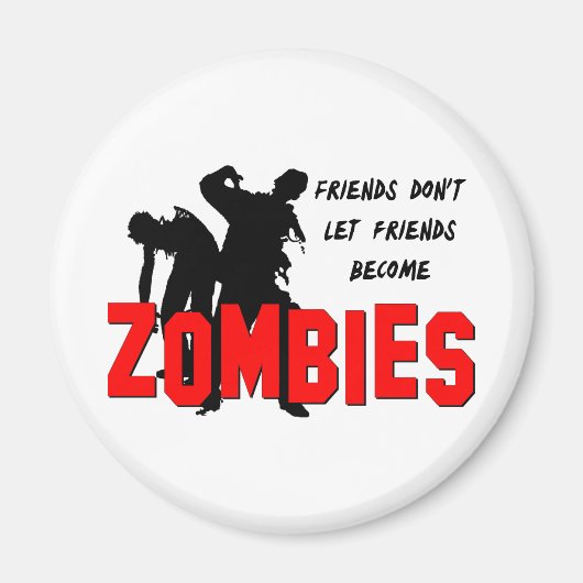 Zombie Friends Magneet (Voorkant)