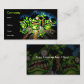 zombie Frogs Visitekaartje (Voorkant / Achterkant)