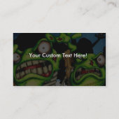 zombie Frogs Visitekaartje (Achterkant)