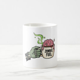Zombie Fuel Brain Grappig Halloween Koffiemok