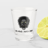 Zombie - ga vooruit met een schotel shot glas (Voorkant)