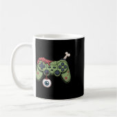 Zombie Gamer Controller Met Oogbal En Halloween G Koffiemok (Links)