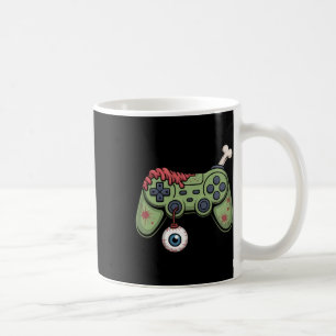Zombie Gamer Controller Met Oogbal En Halloween G Koffiemok