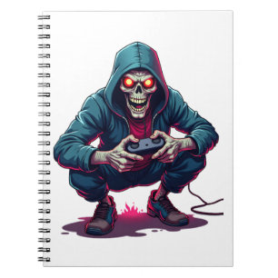 Zombie Gamer � Grappig Halloween Gaming Shirt Notitieboek