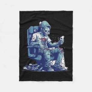 Zombie Gamer Halloween Kostuum Gaming Video-game C Fleece Deken
