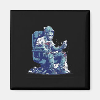 Zombie Gamer Halloween Kostuum Gaming Videospel C Magneet