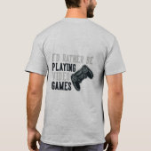 Zombie Gamer T-shirt (Achterkant)