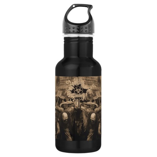 Zombie Gear - "ZOMBIE OPSTAND" Waterfles (Voorkant)