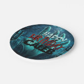 Zombie Gelukkig Verjaardagsfeest Papieren Bordje (Gekanteld)