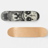 Zombie Geschenk Halloween Horror Kreuz Vodoo Persoonlijk Skateboard (Horizontaal)