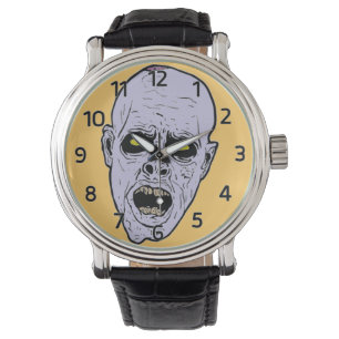 Zombie Gezicht Horloge