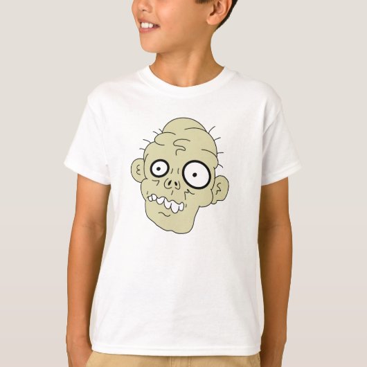 Zombie Gezicht Jongere T-shirt (Voorkant)