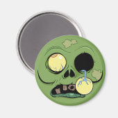 Zombie Gezicht met oog Popping Out Magneet (Voorkant / Achterkant)