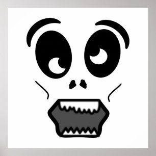 ZOMBIE-GEZICHT POSTER
