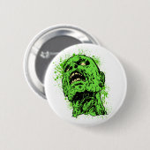 Zombie-gezicht Ronde Button 5,7 Cm (Voorkant /achterkant)